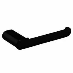 Arezzo Matt Black Toilet Roll Holder -TOILET ACCESSORIES shop AZB165TR d2 460