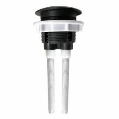 Arezzo Matt Black Cistern Flush Button - 38mm Hole -TOILET ACCESSORIES shop AZCFBMB d2 460