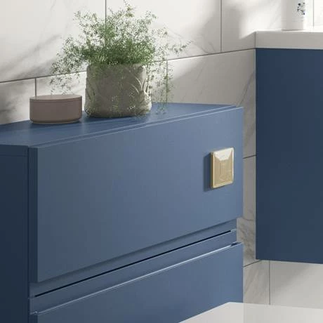 Arezzo Concealed WC Cistern incl. Brushed Brass Square Flush Plate 6 Arezzo Concealed WC Cistern incl. Brushed Brass Square Flush Plate - Image 4