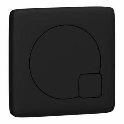 Arezzo Concealed WC Cistern incl. Matt Black Square Flush Plate -TOILET ACCESSORIES shop AZSQMBPK n d3 460