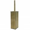 Arezzo Square Toilet Brush Antique Brass -TOILET ACCESSORIES shop AZSQTBAB l 670