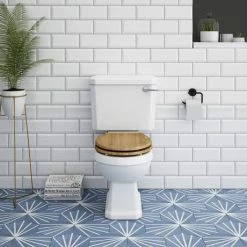 Carlton Soft Close Toilet Seat with Chrome Hinges - Various Colour Options -TOILET ACCESSORIES shop CARL SEAT VC d3 460