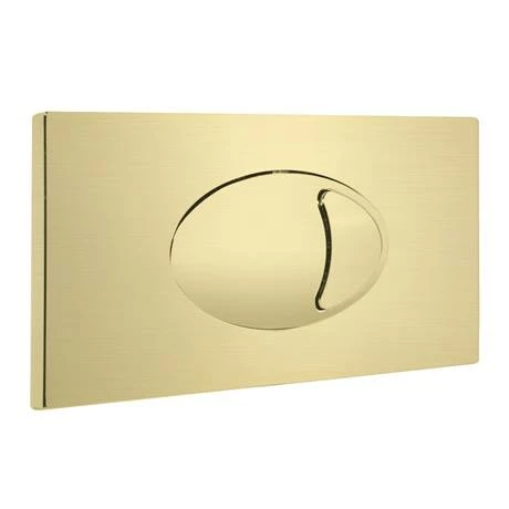 Cruze Dual Flush Concealed WC Cistern incl. Large Brushed Brass Push Button Plate 4 Cruze Dual Flush Concealed WC Cistern incl. Large Brushed Brass Push Button Plate - Image 2