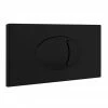 Cruze Large Push Button Plate Matt Black -TOILET ACCESSORIES shop CBKPB01 p