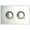 Twyford Dual Flush Mini Plate Push Button - Chrome 2 Twyford Dual Flush Mini Plate Push Button - Chrome -TOILET ACCESSORIES shop CF9032CP P