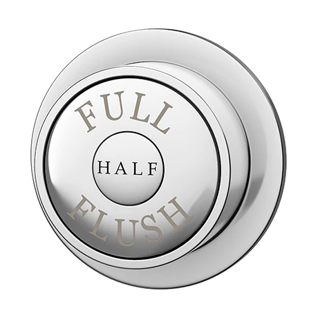 Chatsworth Traditional Dual Flush Push Button - Chrome 3 Chatsworth Traditional Dual Flush Push Button - Chrome