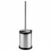 Cruze Brushed Steel Freestanding Toilet Brush & Holder -TOILET ACCESSORIES shop CFSBSTBH P