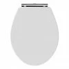 Carlton White Wooden Soft Close Toilet Seat 2 Carlton White Wooden Soft Close Toilet Seat -TOILET ACCESSORIES shop CTS199 p