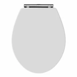 Carlton White Wooden Soft Close Toilet Seat