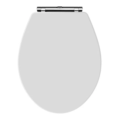 Carlton White Wooden Soft Close Toilet Seat 3 Carlton White Wooden Soft Close Toilet Seat