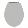 Carlton Stone Grey Wooden Soft Close Toilet Seat -TOILET ACCESSORIES shop CTS499 p