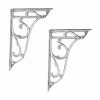 Hudson Reed Ornate Cistern Brackets - Chrome - FA322 -TOILET ACCESSORIES shop Chrome Ornate Cistern Brackets Medium