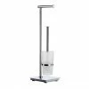 Smedbo Outline Lite Square Freestanding Toilet Brush and Roll Holder - FK603 1 Smedbo Outline Lite Square Freestanding Toilet Brush and Roll Holder - FK603 -TOILET ACCESSORIES shop FK603 P