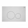 RAK Ecofix Matt White Dual Flush Plate with Round Buttons -TOILET ACCESSORIES shop FSRAKPPL003500 P