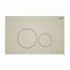 RAK Ecofix Matt Greige Dual Flush Plate with Round Buttons -TOILET ACCESSORIES shop FSRAKPPL003505 P