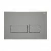 RAK Ecofix Matt Grey Dual Flush Plate with Rectangular Buttons -TOILET ACCESSORIES shop FSRAKPPL006503 P