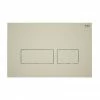 RAK Ecofix Matt Greige Dual Flush Plate with Rectangular Buttons -TOILET ACCESSORIES shop FSRAKPPL006505 P