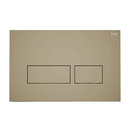 RAK Ecofix Matt Cappuccino Dual Flush Plate with Rectangular Buttons 3 RAK Ecofix Matt Cappuccino Dual Flush Plate with Rectangular Buttons