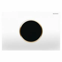 Geberit Sigma10 White + Gold Touchless Automatic Flush for UP320 Cistern