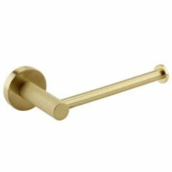 Arezzo Industrial Style Brushed Brass Toilet Roll Holder 10 Arezzo Industrial Style Brushed Brass Toilet Roll Holder -TOILET ACCESSORIES shop ISBBRH d2 460