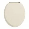 Heritage - Standard Toilet Seat with Gold Hinges - Various Colour Options -TOILET ACCESSORIES shop KOY100 PN