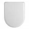 Nuie Luxury D-Shape Soft Close Toilet Seat with Top Fix, Quick Release - NTS004 -TOILET ACCESSORIES shop Luxury D Shape Soft Close Top Fixing Quick Release Toilet Seat NTS004 p