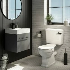 Cruze Black Modern Cistern Lever -TOILET ACCESSORIES shop ME9140BL d2 460