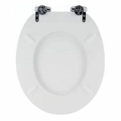 Chatsworth White Soft Close Toilet Seat -TOILET ACCESSORIES shop MSC020 detail2 460 1