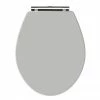 Old London Stone Grey Wooden Soft Close Seat For Richmond Toilets - NLS499