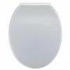 Standard Soft Close Toilet Seat - White -TOILET ACCESSORIES shop Oxford Slow Close Toilet Seat White Medium