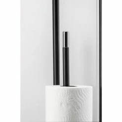 Croydex Matt Black & Chrome Multi-Function Toilet Butler - PA810041 -TOILET ACCESSORIES shop PA810041 D3 460