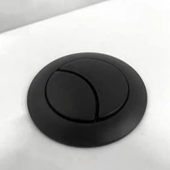 Arezzo Matt Black Push Button for Close Coupled Cisterns -TOILET ACCESSORIES shop PB02 MB d3 460