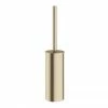 Crosswater MPRO Toilet Brush Holder - Brushed Brass - PRO025F -TOILET ACCESSORIES shop PRO025F P