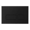 Crosswater MPRO Matt Black Dual Flush Plate - PROFLUSHB -TOILET ACCESSORIES shop PROFLUSHB p