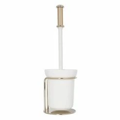 Croydex Grosvenor Flexi-Fix Toilet Brush & Holder - Gold - QM702403