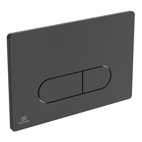 Ideal Standard Oleas P1 Matt Black Pneumatic Dual Flush Plate - R0116A6 3 Ideal Standard Oleas P1 Matt Black Pneumatic Dual Flush Plate - R0116A6