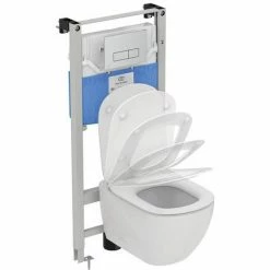 Ideal Standard Oleas M2 Matt Chrome Mechanical Dual Flush Plate - R0121JG -TOILET ACCESSORIES shop R0121JG D2 460 1