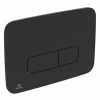 Ideal Standard Oleas M3 Matt Black Mechanical Dual Flush Plate - R0123A6 1 Ideal Standard Oleas M3 Matt Black Mechanical Dual Flush Plate - R0123A6 -TOILET ACCESSORIES shop R0123A6 P