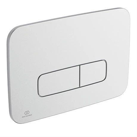 Ideal Standard Oleas P3 Matt Chrome Pneumatic Dual Flush Plate - R0124JG 3 Ideal Standard Oleas P3 Matt Chrome Pneumatic Dual Flush Plate - R0124JG