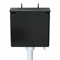 Viva Skylo Bottom & Side Entry Black Concealed Cistern