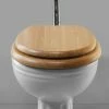 Silverdale Light Oak Wooden Seat for High/Low Level Toilets 1 Silverdale Light Oak Wooden Seat for High/Low Level Toilets -TOILET ACCESSORIES shop Silverdale Light Oak Wooden Seat for High Low Level Toilets p