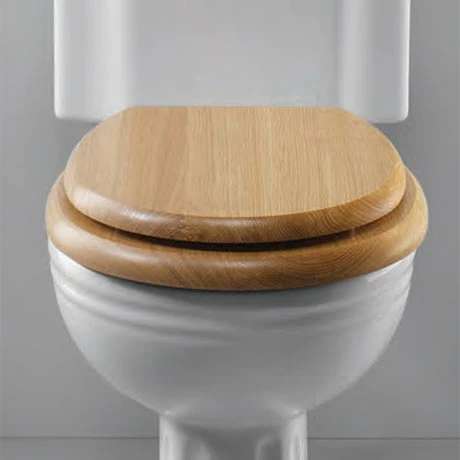 Silverdale Traditional Luxury Light Oak Wooden Toilet Seat 3 Silverdale Traditional Luxury Light Oak Wooden Toilet Seat
