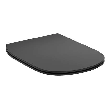 Ideal Standard Tesi Silk Black Soft Close Thin Toilet Seat & Cover 6 Ideal Standard Tesi Silk Black Soft Close Thin Toilet Seat & Cover - Image 4