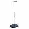 Trafalgar Anthracite Marble Effect Freestanding Toilet Roll & Spare Paper Holder -TOILET ACCESSORIES shop TRASPC P