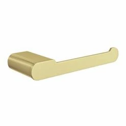 Arezzo Brushed Brass Toilet Roll Holder -TOILET ACCESSORIES shop TRH03 BB d2 460