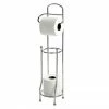 Basic Freestanding Toilet Roll Holder & Spare Roll Holder -TOILET ACCESSORIES shop TRSPCOMBO P