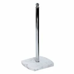 Trafalgar White Marble Effect Spare Toilet Roll Holder