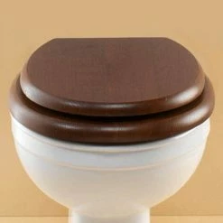 Silverdale BTW Traditional Luxury Mahogany Wooden Toilet Seat