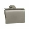 Venice Brushed Nickel Toilet Roll Holder with Cover -TOILET ACCESSORIES shop VNICA08 P
