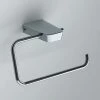 Venice Square Chrome Toilet Roll Holder -TOILET ACCESSORIES shop VSQCHR76 P